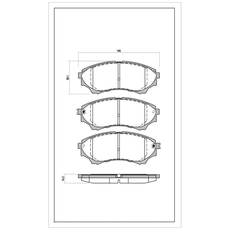 SURESTOP BRAKEPAD SP4676