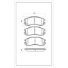 SURESTOP BRAKEPAD SP6014