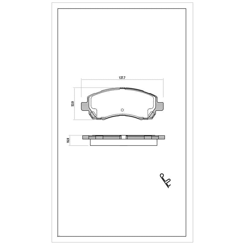 SURESTOP BRAKEPAD SP6164