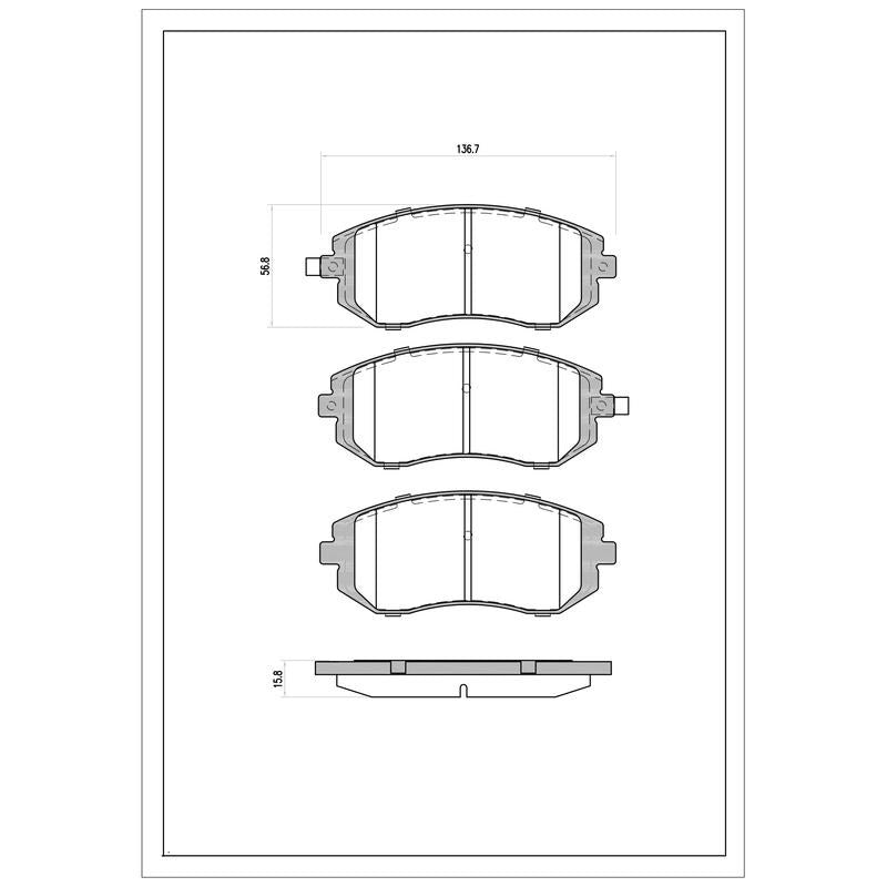 SURESTOP BRAKEPAD SP6236 #A17