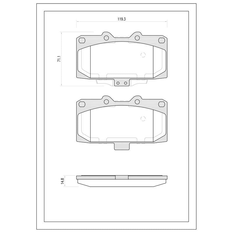 SURESTOP BRAKEPAD SP6239 #B29