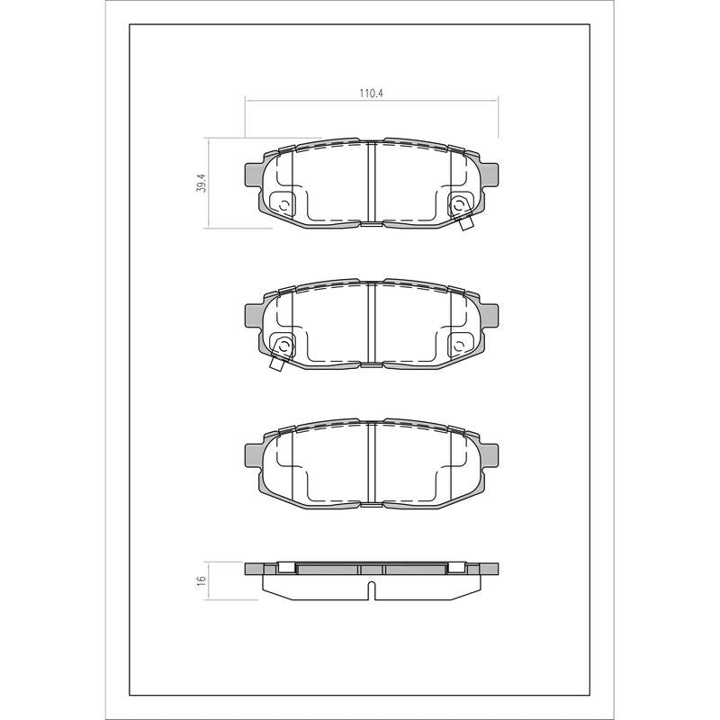 SURESTOP BRAKEPAD SP6679