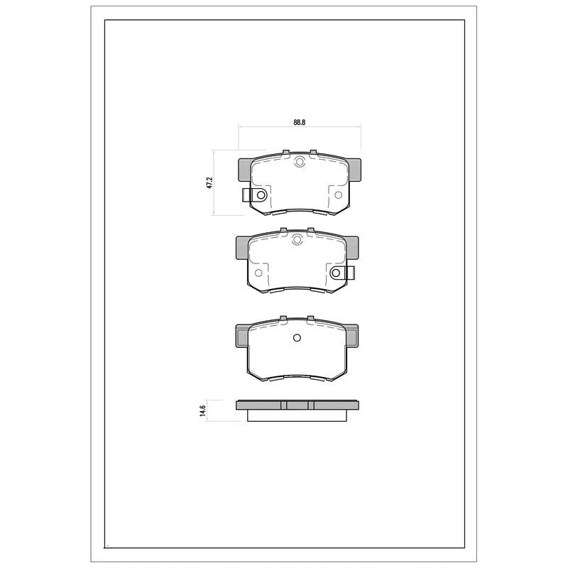 SURESTOP BRAKEPAD SP7164 #A35
