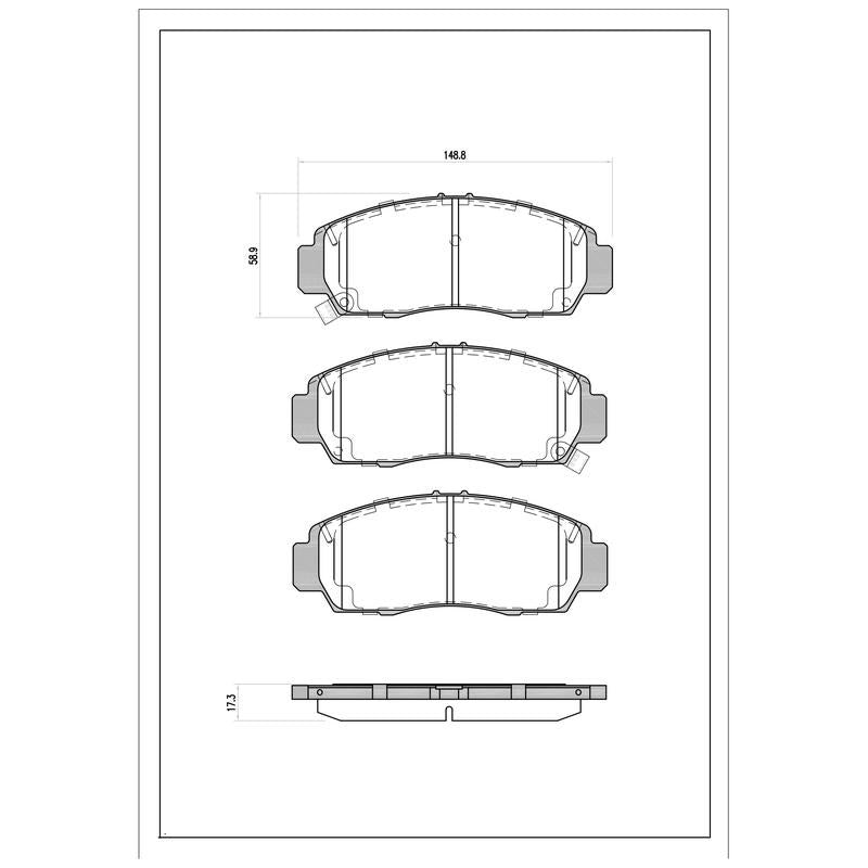 SURESTOP BRAKEPAD SP7231 #A12