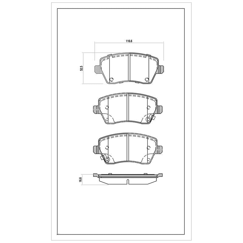 SURESTOP BRAKEPAD SP8671