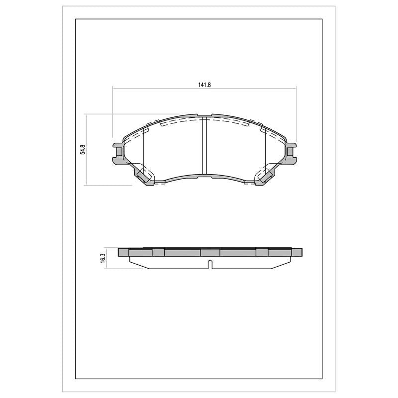 SURESTOP BRAKEPAD SP8675