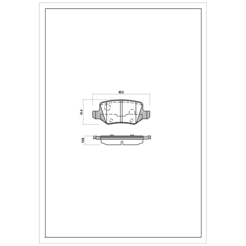 SURESTOP BRAKEPAD SP9080 #A70