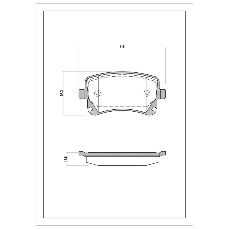 SURESTOP BRAKEPAD SP9106W