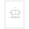 SURESTOP BRAKEPAD SP9115 #B13