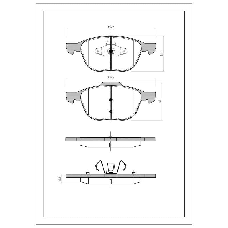 SURESTOP BRAKEPAD SP9131 #A5