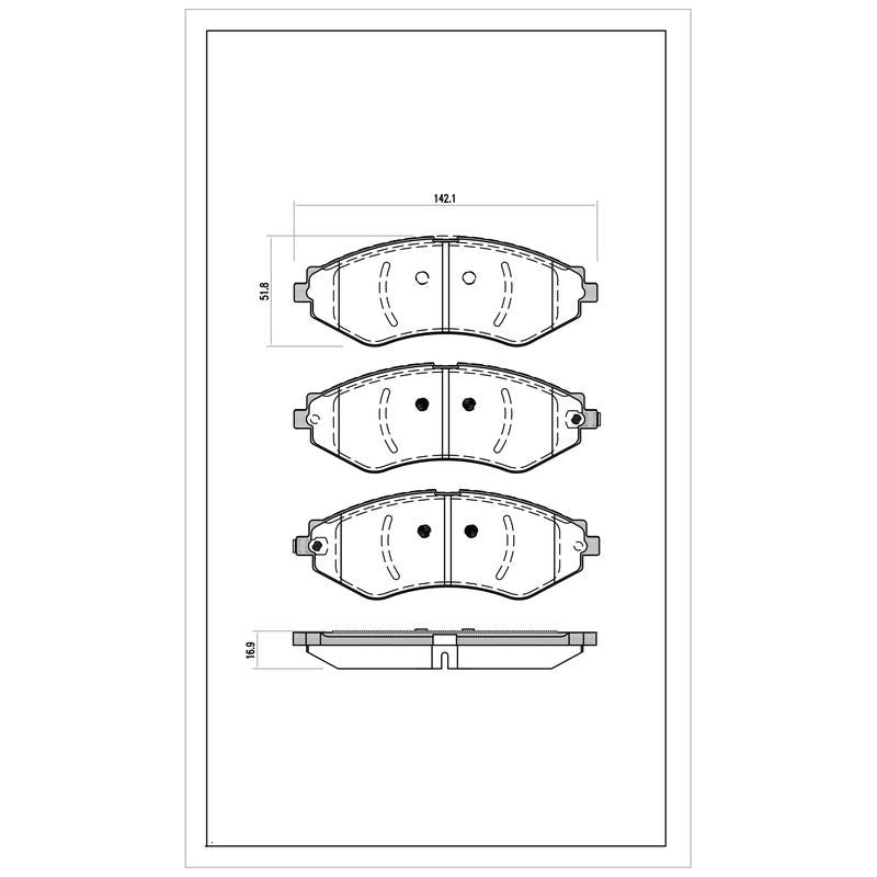 SURESTOP BRAKEPAD SP9140