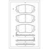 SURESTOP BRAKEPAD SP9143 #B49