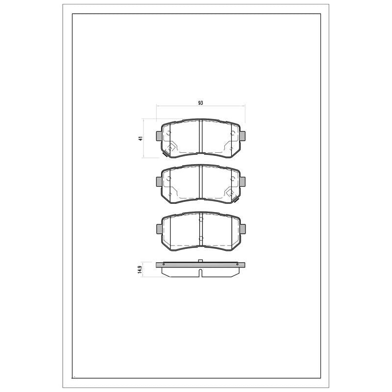 SURESTOP BRAKEPAD SP9202 #A49
