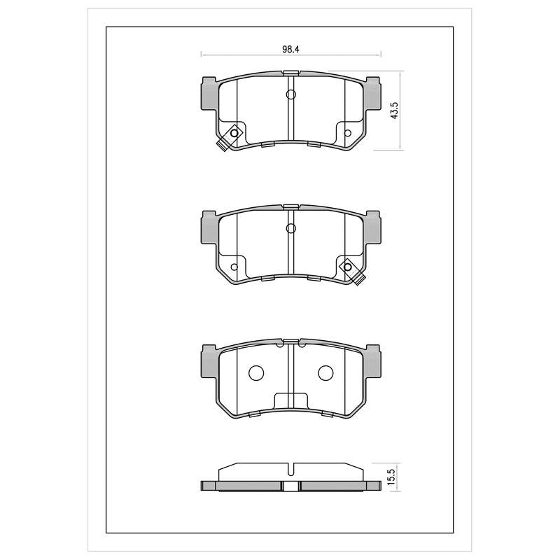 SURESTOP BRAKEPAD SP9216 #A93