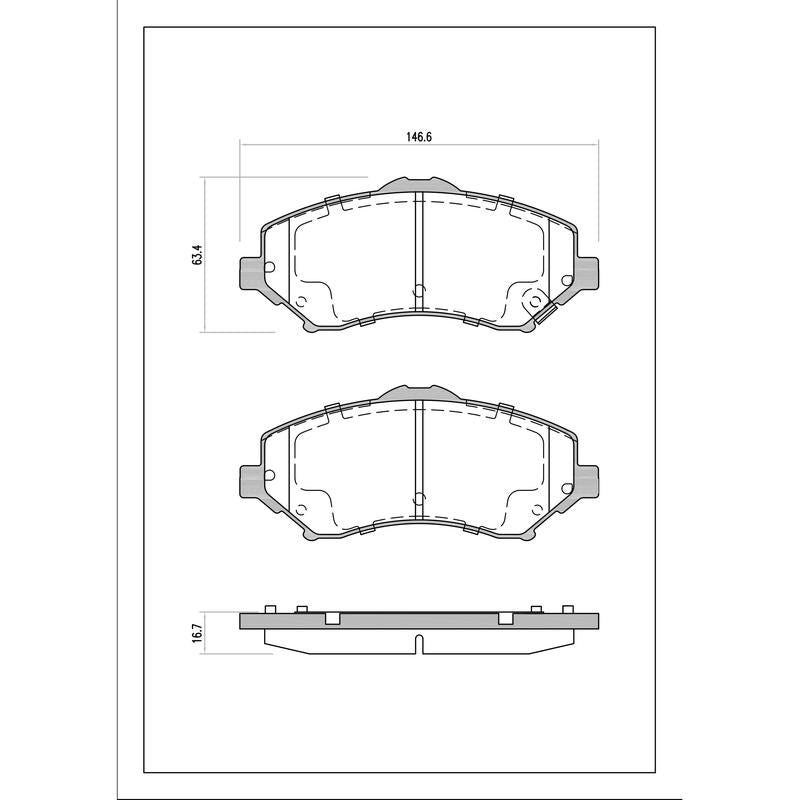 SURESTOP BRAKEPAD SP9262 #B77