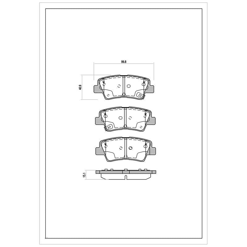 SURESTOP BRAKEPAD SP9304 #A50