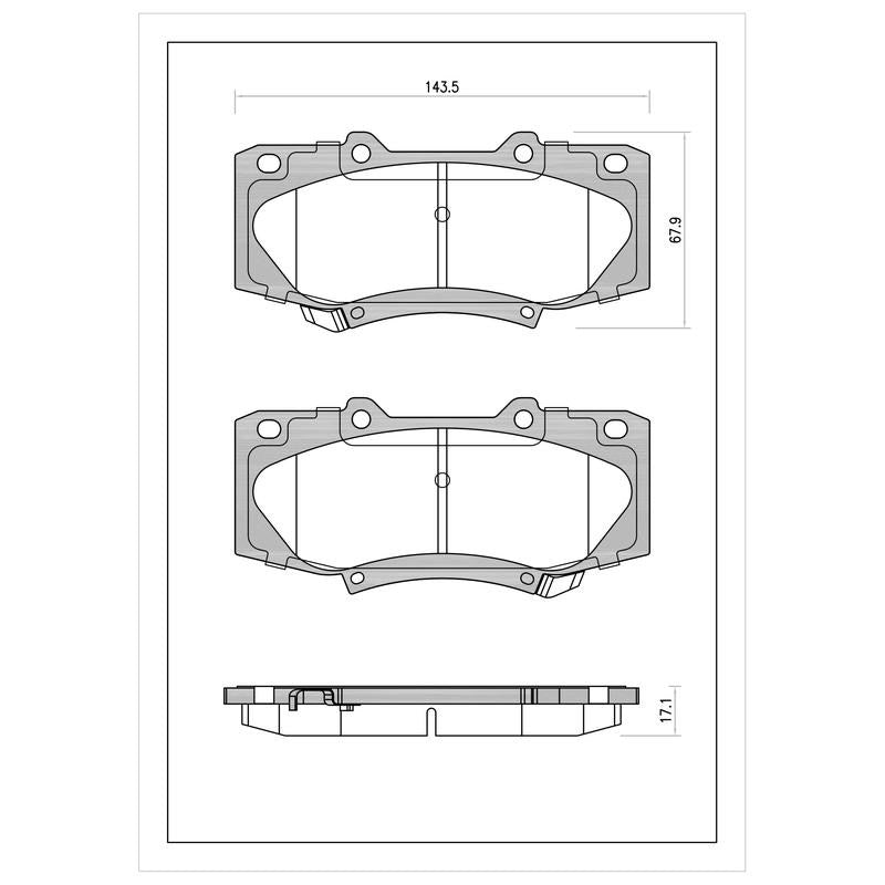 SURESTOP BRAKEPAD SP9314