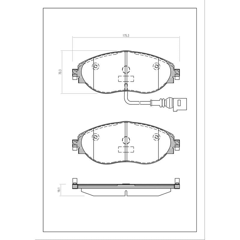 SURESTOP BRAKEPAD SP9325W #B97