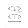 SURESTOP BRAKEPAD SP9325W #B97
