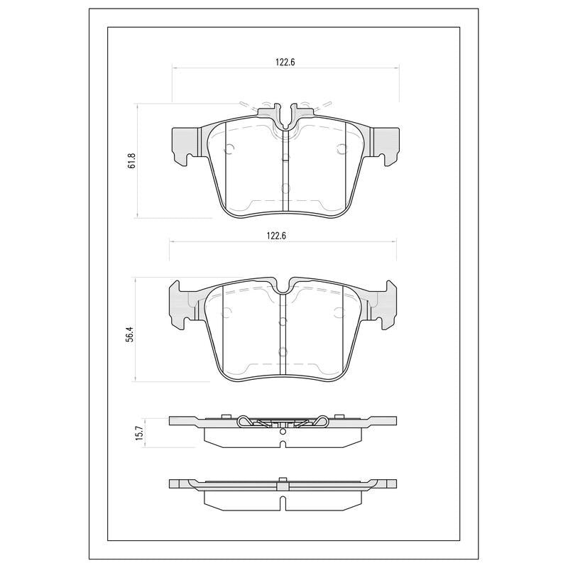 SURESTOP BRAKEPAD SP9341W #B35