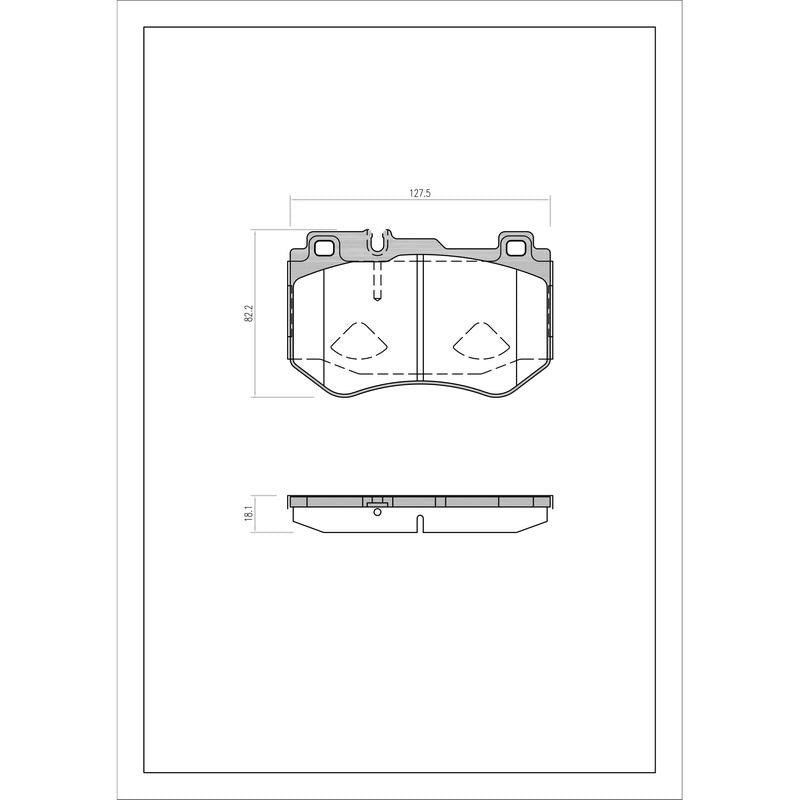 SURESTOP BRAKEPAD SP9350 #B89