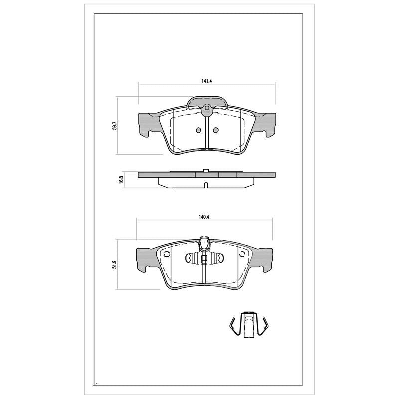 SURESTOP BRAKEPAD SP9373