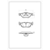 SURESTOP BRAKEPAD SP9387 #A89