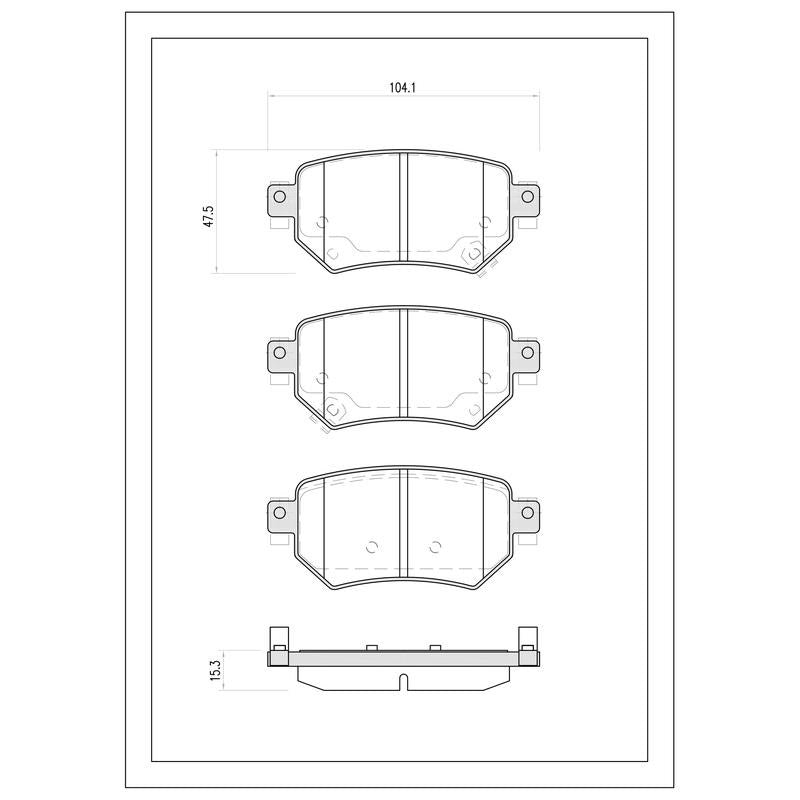 SURESTOP BRAKEPAD SP9449 #B14