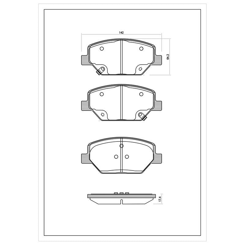 SURESTOP BRAKEPAD SP9460