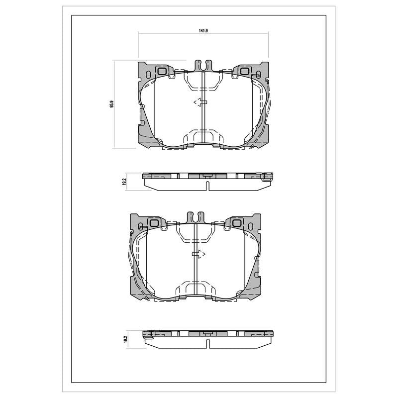 SURESTOP BRAKEPAD SP9461
