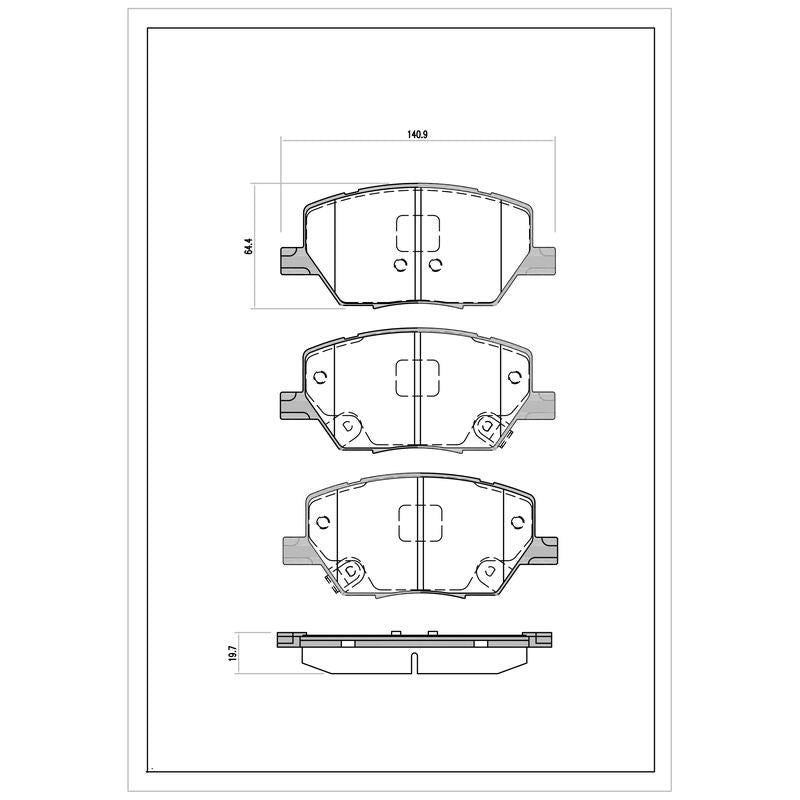 SURESTOP BRAKEPAD SP9580