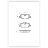 SURESTOP BRAKEPAD SP9596 #A72