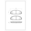 SURESTOP BRAKEPAD SP9607 #A64
