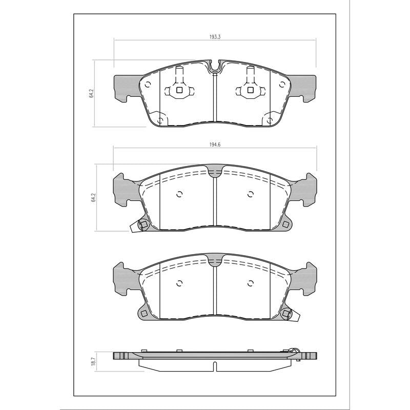 SURESTOP BRAKEPAD SP9609 #B100