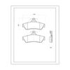 SURESTOP BRAKEPAD SP9691 #B22