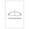 SURESTOP BRAKEPAD SP9692 #A69