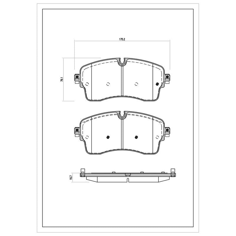 SURESTOP BRAKEPAD SP9717