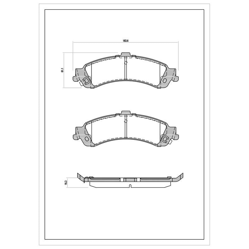 SURESTOP BRAKEPAD SP9822