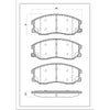 SURESTOP BRAKEPAD SP9834 #B78