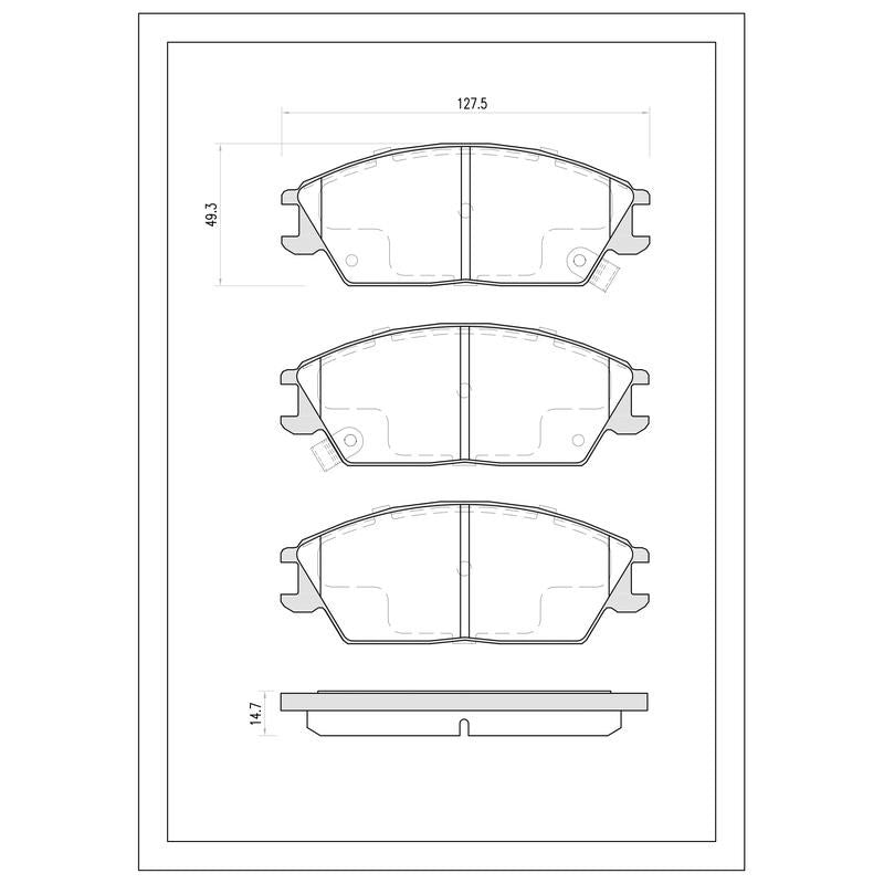 SURESTOP BRAKEPAD SP9867 #B23