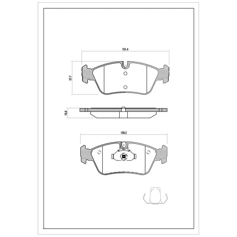 SURESTOP BRAKEPAD SP9886