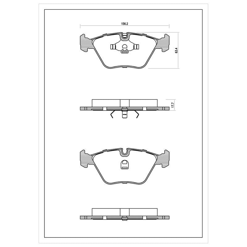 SURESTOP BRAKEPAD SP9888