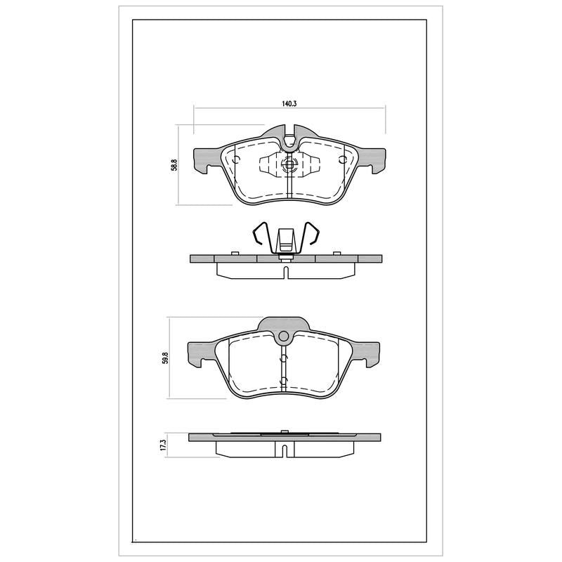 SURESTOP BRAKEPAD SP9952