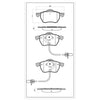 SURESTOP BRAKEPAD SP9954W