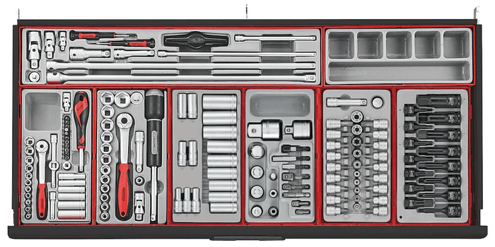 Teng 1004pc MM/AF Work Station Tool Kit (Black)**