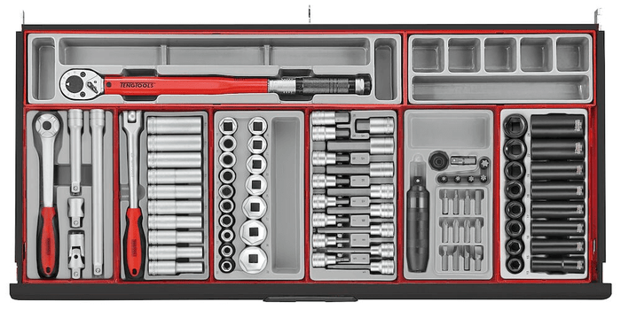 Teng 1004pc MM/AF Work Station Tool Kit (Black)**