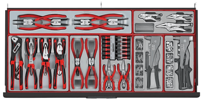 Teng 1004pc MM/AF Work Station Tool Kit (Black)**