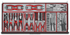 Teng 1004pc MM/AF Work Station Tool Kit (Black)**