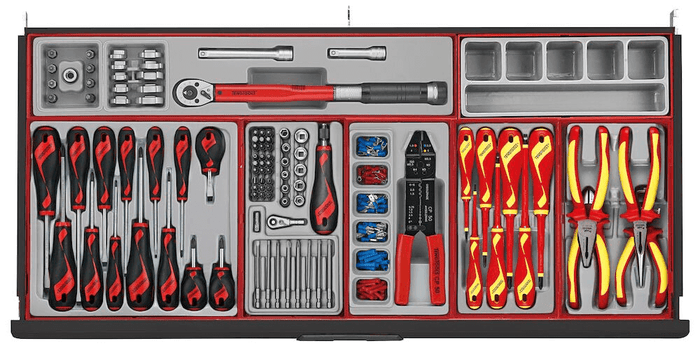 Teng 1004pc MM/AF Work Station Tool Kit (Black)**
