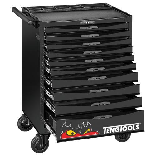 Teng 10-Dr. 8-Series Roller Cabinet (Black)